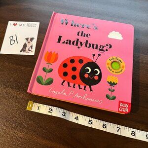 5/$20 Where's the Ladybug board flap book